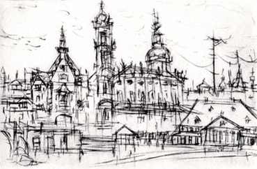Dresden mit Georgentor 2022Format 9,5 x 14 cm
Auflage 4
