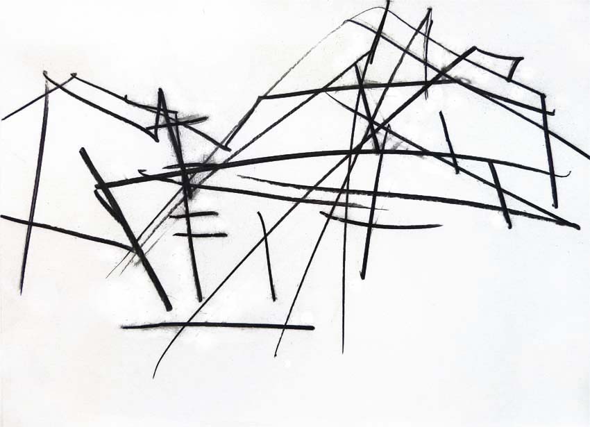 Radebeul Johannisberg I.
Kohle.
DIN A2. 2018